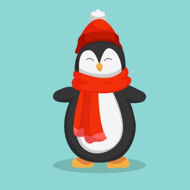 Noel Pengueni Karakter Tasarımı Çizimi