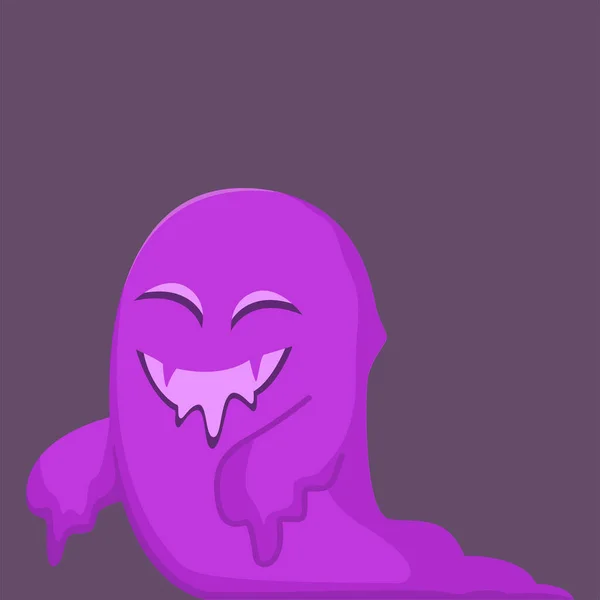 Halloween Ghost Charakter Design Illustration — Stockový vektor
