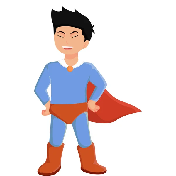 Illustration Personnage Little Hero — Image vectorielle