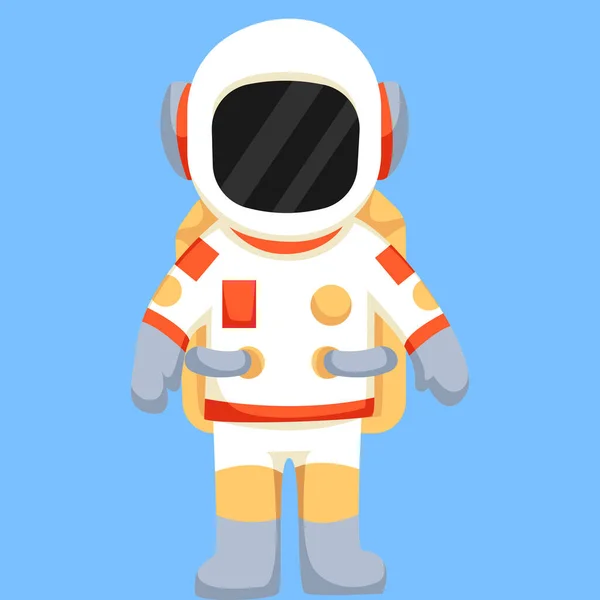 Astronaut Character Design Illustration — Stock Vector