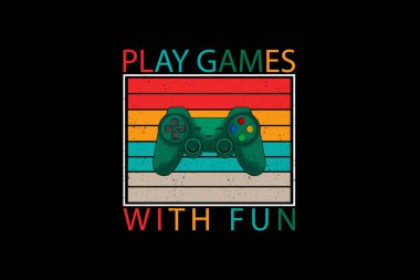 Oyun Retro Vintage Tasarım Peyzajı Oynat