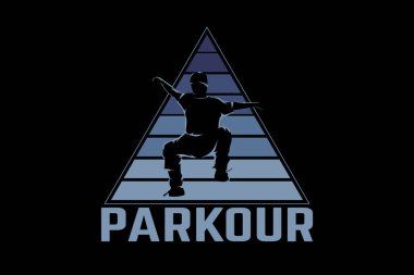 Parkour Retro Vintage Tasarım Peyzajı