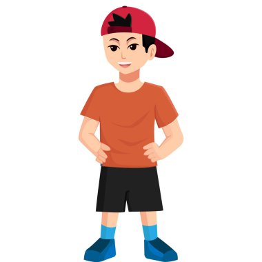 Cool Boy Karakter Tasarımı Çizimi