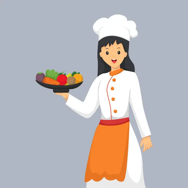 Illustration Chef Character Design — Image vectorielle