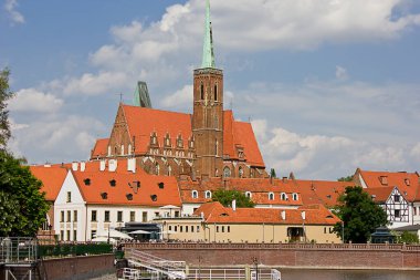 Collegiate Kilisesi Kutsal haç ve St Bartholomew Wroclaw, Polonya