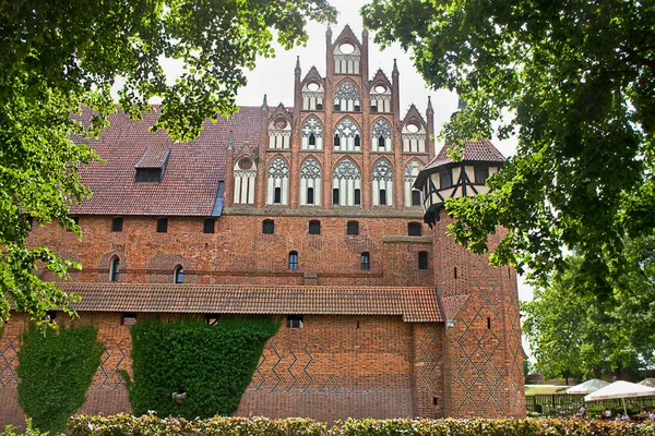 Середньовічний Замок Мальборк Польщі — стокове фото