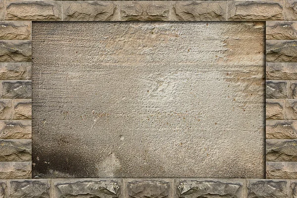Arkaplanda Duvarın Bir Kopyası Var Taş Ustası Yakın Plan Tuğla — Stok fotoğraf