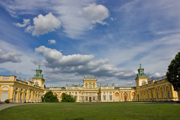 Palácio Wilanow Barroco Século Xvii Varsóvia Polônia — Fotografia de Stock