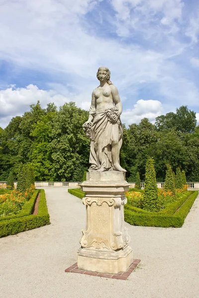 Varsovie Pologne Juillet Statue Dans Jardin Palais Wilanow Juillet 2022 — Photo