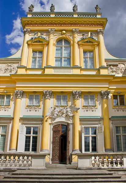 Palais Wilanow Baroque Xviie Siècle Varsovie Pologne — Photo