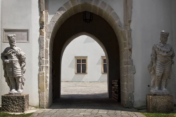 Porta Entrada Para Antigo Castelo Século Xvi Szydlowiec Polónia — Fotografia de Stock