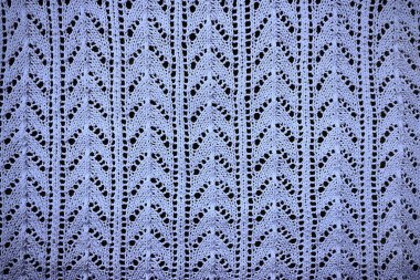 Tekstil arkaplan mavi açılış işi örülmüş kumaş yakın plan