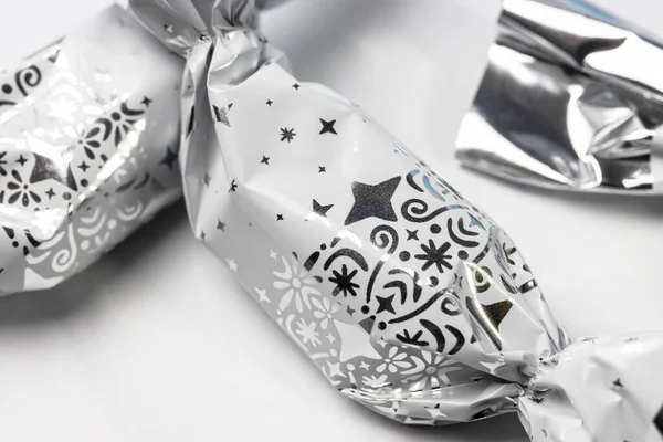 Csokoládé Kókusz Cukorka Karácsonyi Dekoráció — Stock Fotó