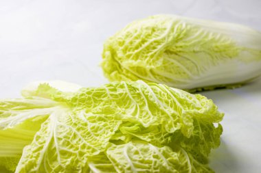 Taze Çin lahanası yenmeye hazır..