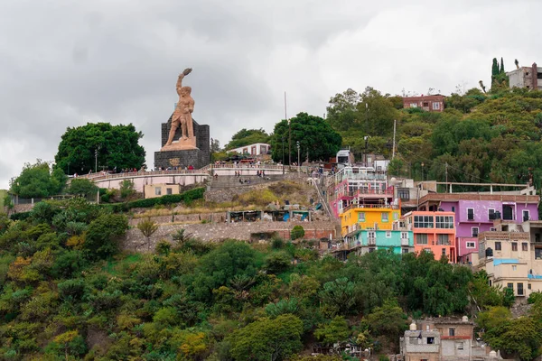 Colorful View City Guanajuato Mexico Houses Mountain — Stock Photo, Image