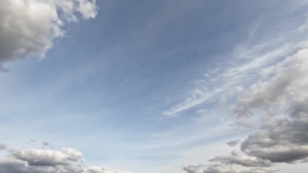 Chmury Unoszą Się Niebie Piękne Tło — Wideo stockowe