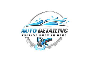 Logo temizleme logosu oto temizleme logo araba cilası logo araba yıkama logo araba yıkama logo temizleme vektörü