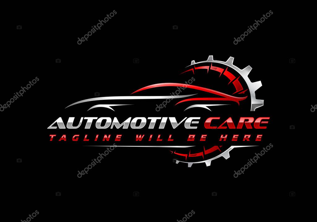 Car repair logo auto repair logo car garage car gear logo car service logo automobile engineering logo vector