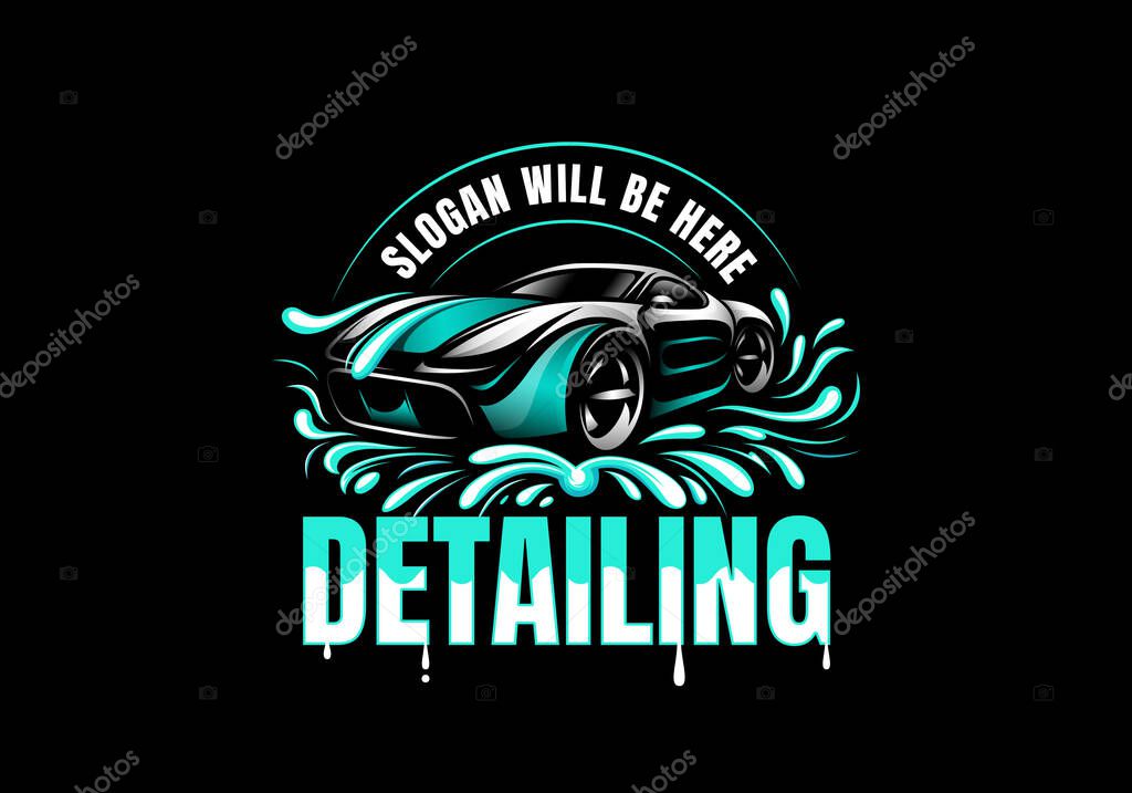 Car wash logo car cleaning logo car detailing logo auto detailing logo car polish logo car service logo car clean logo car cleaning logo vector