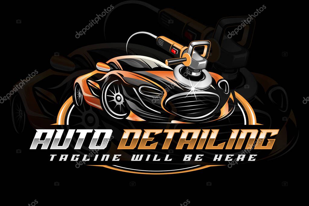 Auto detailing logo car detailing logo car wash logo car clean logo auto wash logo polish logo