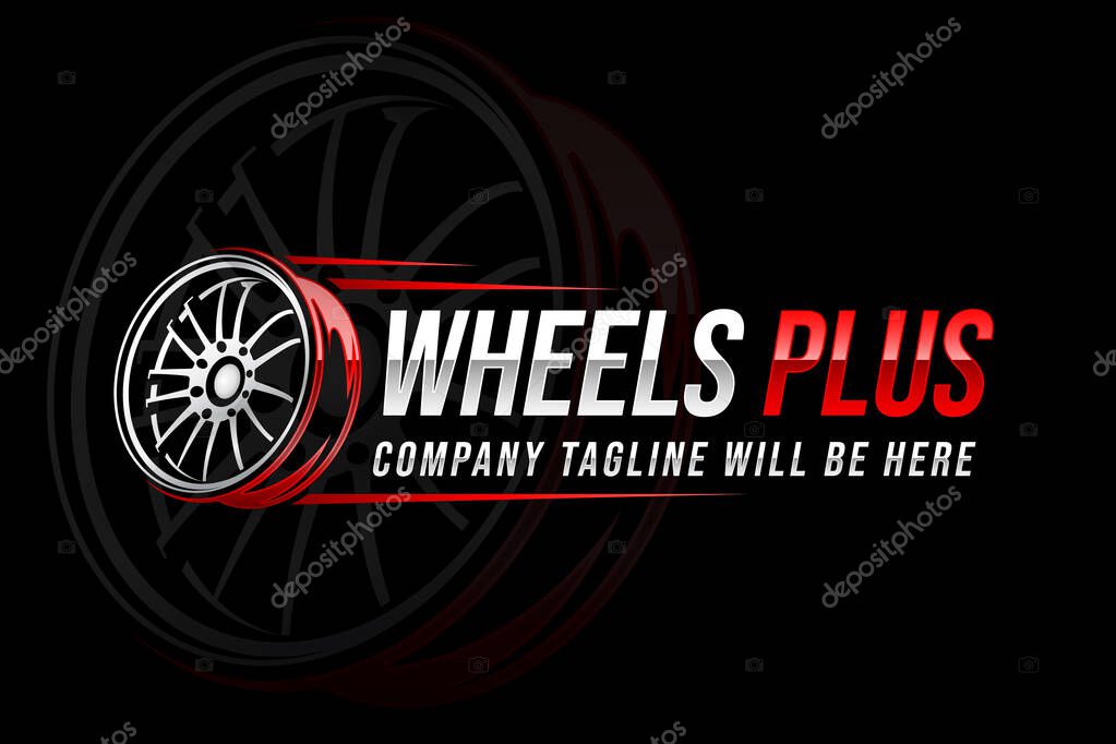 Wheel logo car wheels wheel tire rim logo tire logo tyre logo vector