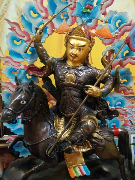Epic King Gesar Epic Cycle Tibet Greater Central Asia Believed — Stock Photo, Image