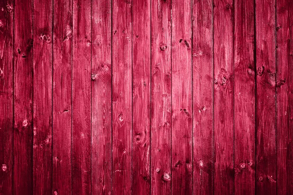 Винтажный Старый Деревянный Фон Окрашенный Красный Цвет Viva Magenta 2023 — стоковое фото