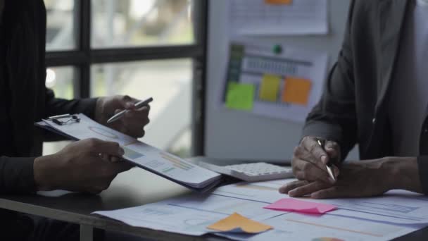 Ministère Des Finances Discute Signature Documents Juridiques Lors Une Réunion — Video