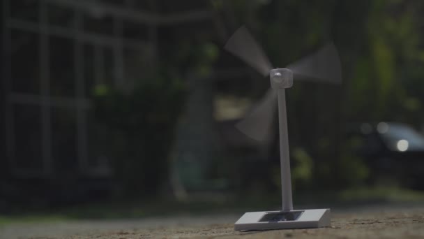 Aerial Ultra Rüzgar Gücü Rüzgar Türbinleri Gündoğumu Güç Üretimi Temiz — Stok video