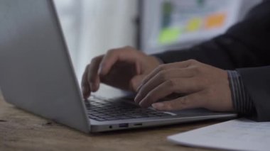 business people working with financial reports About the business plan for investment financial analysis concept 4k