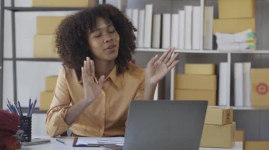 Black Asians sell their products online by live streaming in their channel. Entrepreneurs broadcast online videos to sell dresses and clothes to customers in online platforms or applications.