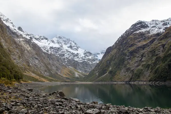 Stock image Lake Marian is an alpine lake in a beautiful hanging valley.