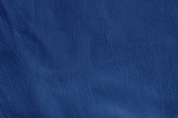 シームレスなパターンと高解像度でダークブルーの革のテクスチャの背景 — ストック写真