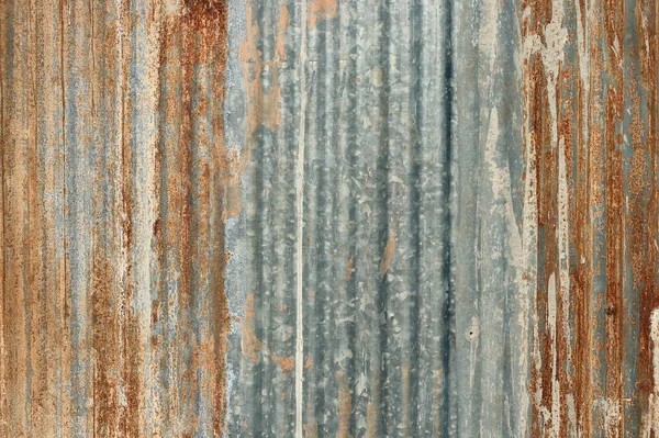 Antiga Textura Parede Zinco Fundo Enferrujado Folha Painel Metal Galvanizado — Fotografia de Stock