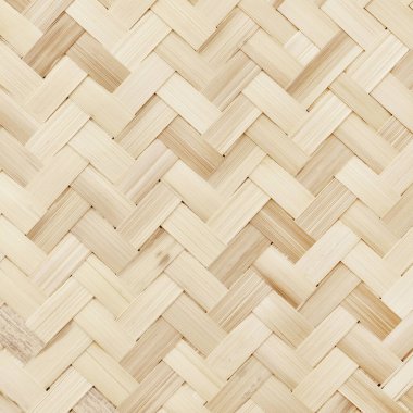 Eski bambu dokuma deseni, arka plan ve tasarım sanatı için örülmüş rattan mat dokusu.