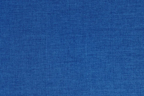 Donkerblauw Linnen Doek Textuur Achtergrond Naadloos Patroon Van Natuurlijke Textiel — Stockfoto