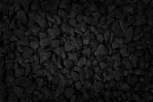 Natural Stone Pattern Background Black Grey Stone Gravel Texture — Stockfoto