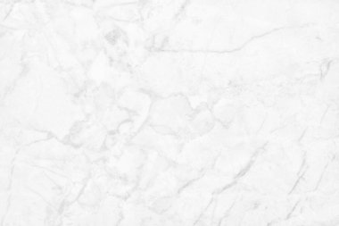 Tasarım sanatı için beyaz arkaplan mermer duvar dokusu, parlak ve lüks taştan pürüzsüz desen.