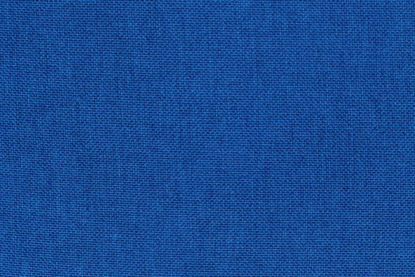 Dark Blue Fabric Cloth Texture Background Seamless Pattern Natural Textile — Stockfoto