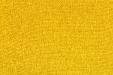 Sarı keten kumaş kumaş dokusu arka plan, doğal tekstil deseni..