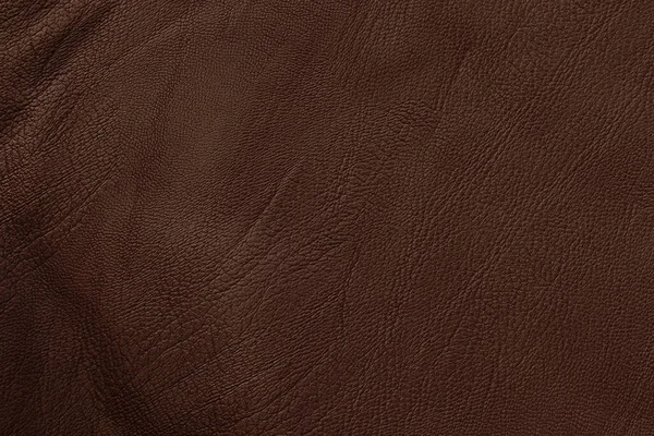 シームレスなパターンと高解像度でダークブラウンの革のテクスチャの背景 — ストック写真