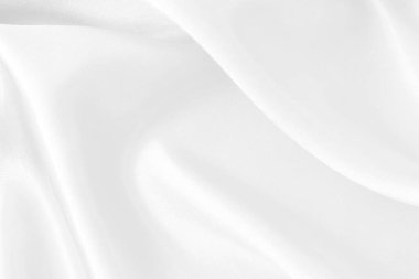 Arkaplan ve tasarım için beyaz kumaş dokusu, güzel ipek ya da keten deseni.