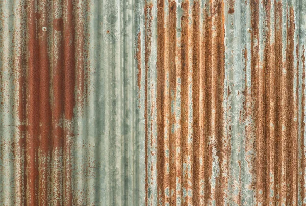 Старый Цинковый Настенный Фон Ржавый Оцинкованном Листе Металлической Панели — стоковое фото