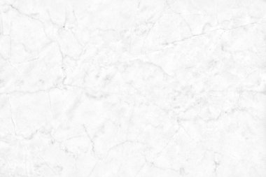Tasarım sanatı için beyaz arkaplan mermer duvar dokusu, parlak ve lüks taştan pürüzsüz desen.