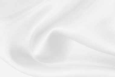 Arkaplan ve tasarım için beyaz kumaş dokusu, güzel ipek ya da keten deseni.