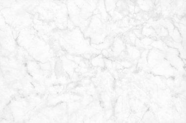 Tasarım sanatı için beyaz arkaplan mermer duvar dokusu, parlak ve lüks taştan pürüzsüz desen.