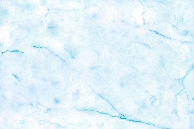 Tasarım sanatı için mavi arkaplan mermer duvar dokusu, parlak ve lüks taştan pürüzsüz desen.