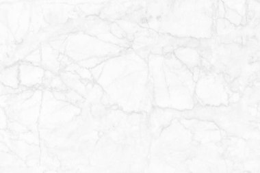 Tasarım sanatı için beyaz arkaplan mermer duvar dokusu, parlak ve lüks taştan pürüzsüz desen.