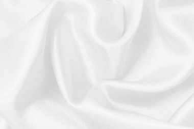 Arkaplan ve tasarım için beyaz kumaş dokusu, güzel ipek ya da keten deseni.