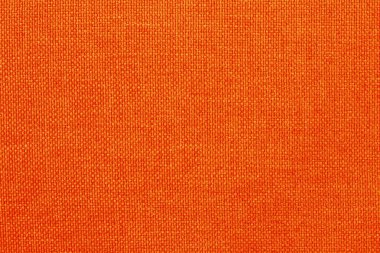 Turuncu kumaş kumaş dokusu arka plan, doğal tekstil deseni..